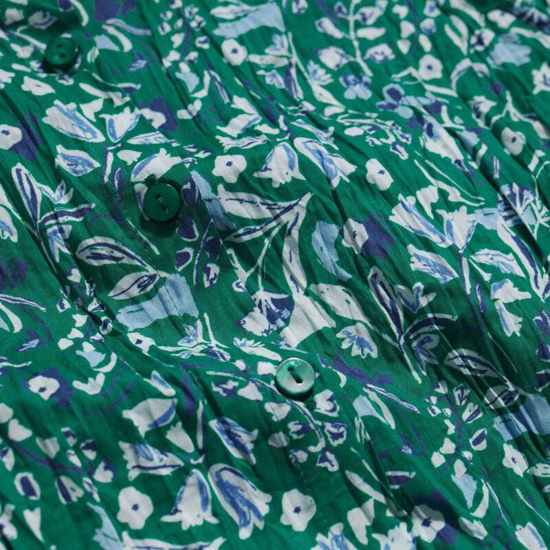 Seasalt Cornwall Larissa Shirt - Woodland Floral Dark Stem image number 3